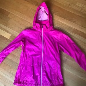 Pink Columbia raincoat